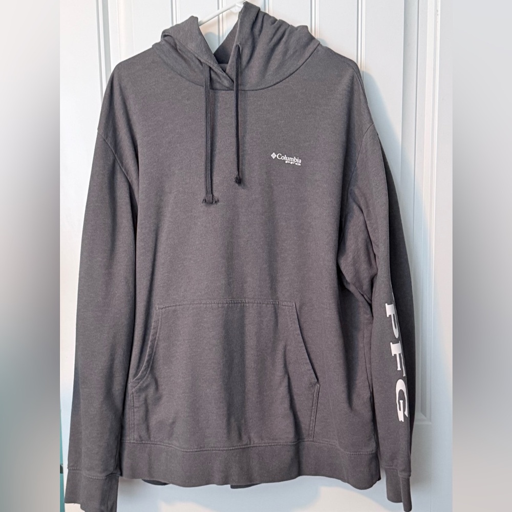 Columbia PFG Men's Charcoal Hoodie XXL